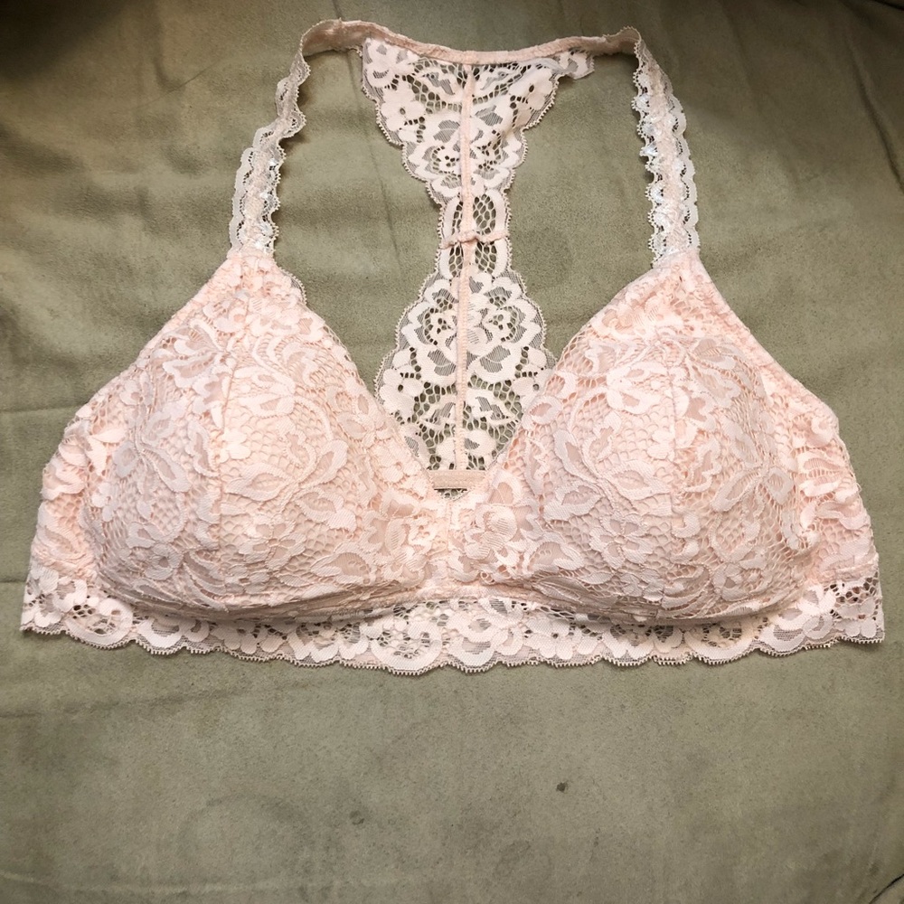 Pale pink bralette